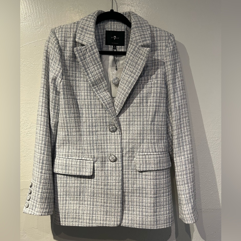 7 for all mankind, size small blazer